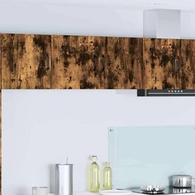 vidaXL Κρεμαστό ντουλάπι κουζίνας Καπνιστό Δρύς 80 x 31 x 40 εκ