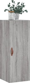 vidaXL Ντουλάπι Τοίχου Γκρι Sonoma 34,5 x 34 x 90 εκ.