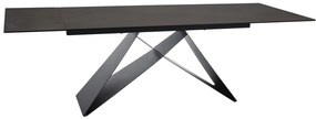 STÓŁ WESTIN CERAMIC BRĄZ OSSIDO BRUNO / CZARNY MAT (160-240)X90 DIOMMI-80-3844