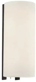 Απλίκα Φωτιστικό Τοίχου Bishop 4229400 λευκό Viokef-4229400-Μαύρο-Λευκό 4229400