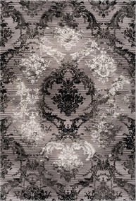 Χαλί (160x230) Polcarpet Damask 9374 Grey Black