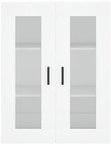 vidaXL Ντουλάπι Λευκό 69,5x34x180 εκ. από Επεξεργασμένο Ξύλο