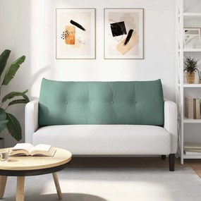 vidaXL Μαξιλάρι Πλάτης Θαλασσί 120 x 24 x 50 εκ Βελούδο