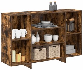 vidaXL Ντουλάπι Καπνιστή Δρυς 120x30x75 εκ. από Επεξεργασμένο Ξύλο