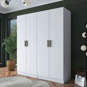 Ντουλάπα Λευκό BRAUGO 180x57.5x210