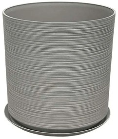 Κασπώ Stone 06-10005-L Φ43x43,5cm Grey Marhome Πολυρεσίνη