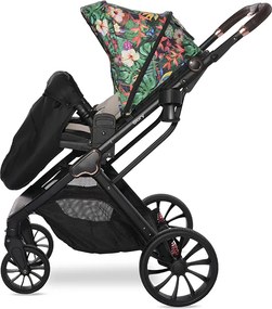 BABY STROLLER GLORY TROPICAL FLOWERS +ADAPTERS