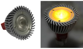 Adeleq Λάμπα Led Ισχύος Mr16 3W 12Vac-Dc 1 Led Dimmable 10° Πορτοκαλί 13-161339