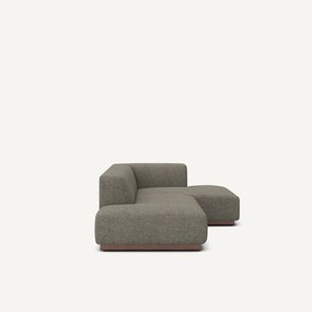 Γωνιακός καναπές δεξιός XL από υφασμάτινο τουίντ, JACOPO