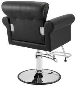 VEVOR Salon Chair, Barber Chair for Hair Stylist, Styling Chair with Heavy Duty Hydraulic Pump, 360° Swivel Hair Salon Chair with Footrest for Beauty Spa Shampoo, Max Load Weight 330 lbs, Black