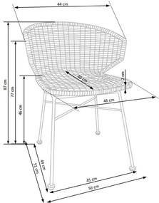 K407 chair DIOMMI V-CH-K/407-KR