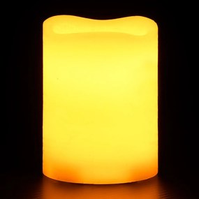 vidaXL Κεριά LED Χωρίς Φλόγα 100 τεμ Θερμό Λευκό Φως & Τηλεχειριστήριο