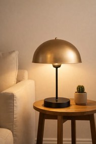 Stewehome Πορτατίφ με μαύρη βάση και λευκή ομπρέλα από πλαστικό (Ύψος: 31-45 cm | Χώρα προέλευσης: TR)