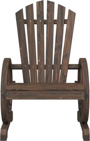 vidaXL Καρέκλα Κήπου Adirondack από Μασίφ Ξύλο Ελάτης