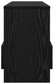 vidaXL Ράφι Περιοδικών Μαύρη Οξυά 68,5 x 30 x 45 εκ.