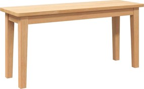 Πάγκος vidaXL 90 cm από μασίφ ξύλο καουτσούκ