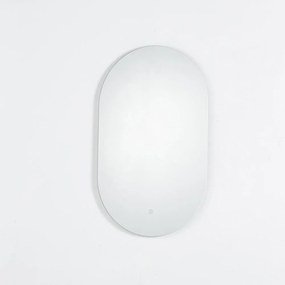 Καθρέφτης επιτοίχιος οβάλ Nextdeco με φωτισμό led 50x80εκ.