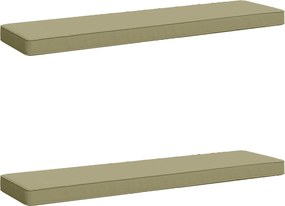 vidaXL Μαξιλάρια Πάγκου 2 Τεμαχίων VUGHT 2 pcs 100% Πολυεστέρας