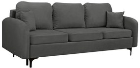 Καναπές κρεβάτι Clovis A102, Αριθμός θέσεων: 4, Αποθηκευτικός χώρος, 96x228x94cm, 114 kg, Πόδια: Μέταλλο, Ξύλο: Πεύκο | Epipla1.gr