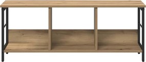 vidaXL Ράφι Βιβλίων 3 επιπέδων 102 x 32 x 40,5 εκ. Επεξεργασμένο ξύλο