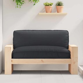vidaXL μαξιλάρι παλετών  για κάθισμα Μαύρο 120x80x12 εκ. ύφασμα οξφόρδη