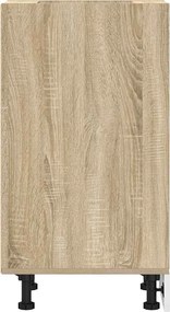 vidaXL Ντουλάπι "Riga" Sonoma Δρυς 40x44,5x81,5 εκ. από Τεχνητό Ξύλο