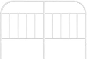 vidaXL Ανταλλακτικό κεφαλάρι Λευκό 135 εκ. Μεταλλικό