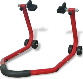 vidaXL Paddock Stand Πίσω Τροχού Μοτοσυκλέτας Κόκκινο
