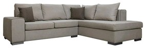 Γωνιακός Καναπές New Toulouse Fylliana Δεξιά Γωνία Μόκα - Taupe 260x205x93 εκ. 260x205x93 εκ.