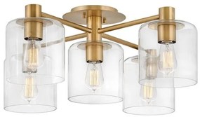 Πλαφονιέρα Φωτιστικό Οροφής 5xE27 Axel Quintiesse Elstead Lighting-QN-AXEL5-HB-Ορείχαλκος QN-AXEL5-HB