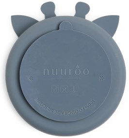 Nuuroo Orla πιάτο σιλικόνης με διαχωριστικά Giraffe Bering Sea