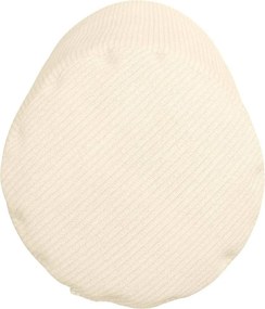 vidaXL Μαξιλάρια Στήριγμα 2 pcs Κρεμ Ø 25 x 70 cm Υφασμάτινο Κορντουρά