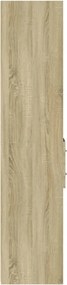vidaXL Ντουλάπι Sonoma Δρυς 30x42,5x185 εκ. από Επεξεργασμένο Ξύλο