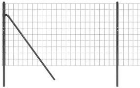 Συρματόπλεγμα Περίφραξης Ανθρακί 1,1x25 μ. Γαλβανισμένο Ατσάλι - Ανθρακί