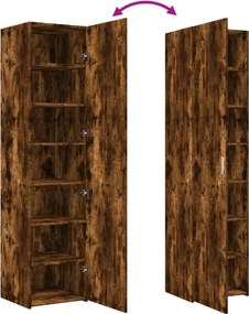 vidaXL Ντουλάπι Καπνιστή Δρυς 45x42,5x185 εκ. από Επεξεργασμένο Ξύλο