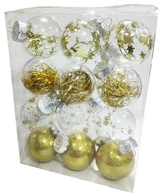 Σετ Χριστουγεννιάτικες Μπάλες 12τμχ 5.5cm - Christmas decoration balls-191615-191615
