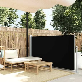 vidaXL Σκίαστρο Πλαϊνό Συρόμενο Μαύρο 120 x 300 εκ.