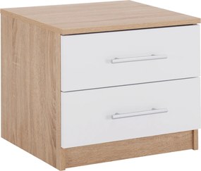 ΚΟΜΟΔΙΝΟ ΜΕΛΑΜΙΝΗΣ HM2220.06 SONAMA - ΛΕΥΚΟ 48x40,5x41,5 εκ.