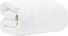 vidaXL Πάπλωμα FULDA 155 x 200 εκ. Χειμώνας 300 GSM 90% Χήνας Λευκό