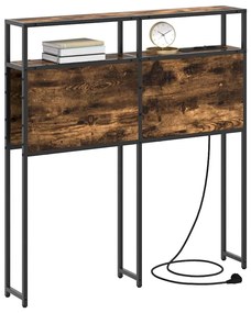 vidaXL Κεφαλάρι Αποθήκης Καπνιστή δρυς 75 cm Επεξεργασμένο ξύλο