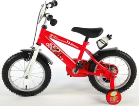 Cars 14 Inch 25 cm Boys Coaster Brake Red