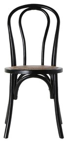 Καρέκλα Τραπεζαρίας DKD Home Decor Μαύρο Πολύχρωμο 43 x 44 x 89 cm
