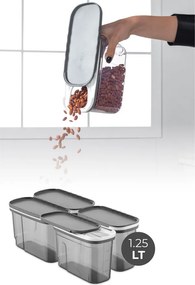 Storage Box Set (4 Pieces) BNMSRGAR04-12 Anthracite