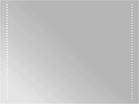 vidaXL Καθρέφτης Μπάνιου με LED 80x60 εκ.