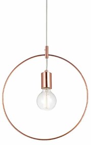 Φωτιστικό Οροφής Μονόφωτο Aca Twiggy V35181CP Copper
