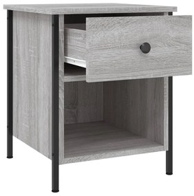 vidaXL Κομοδίνο Γκρι Sonoma 40 x 42 x 50 εκ. από Επεξεργασμένο Ξύλο