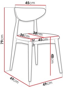 Καρέκλα S80 BK-Mpez
