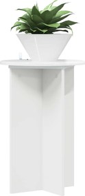 vidaXL Βάση φυτών 2 pcs Γυαλιστερό Λευκό Ø40 x 60 εκ.