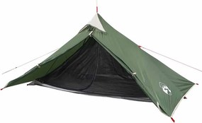 vidaXL Κρεμαστή Σκηνή Tipi 1 Ατόμου Αδιάβροχη Πράσινη