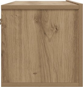 vidaXL Επίτοιχο ντουλάπι τηλεόρασης Artisan Oak 80x30x30 cm